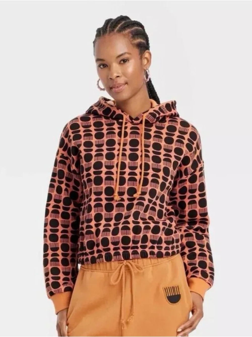 Target Black History Month geometric print hoodie designed by Hadiya Williams